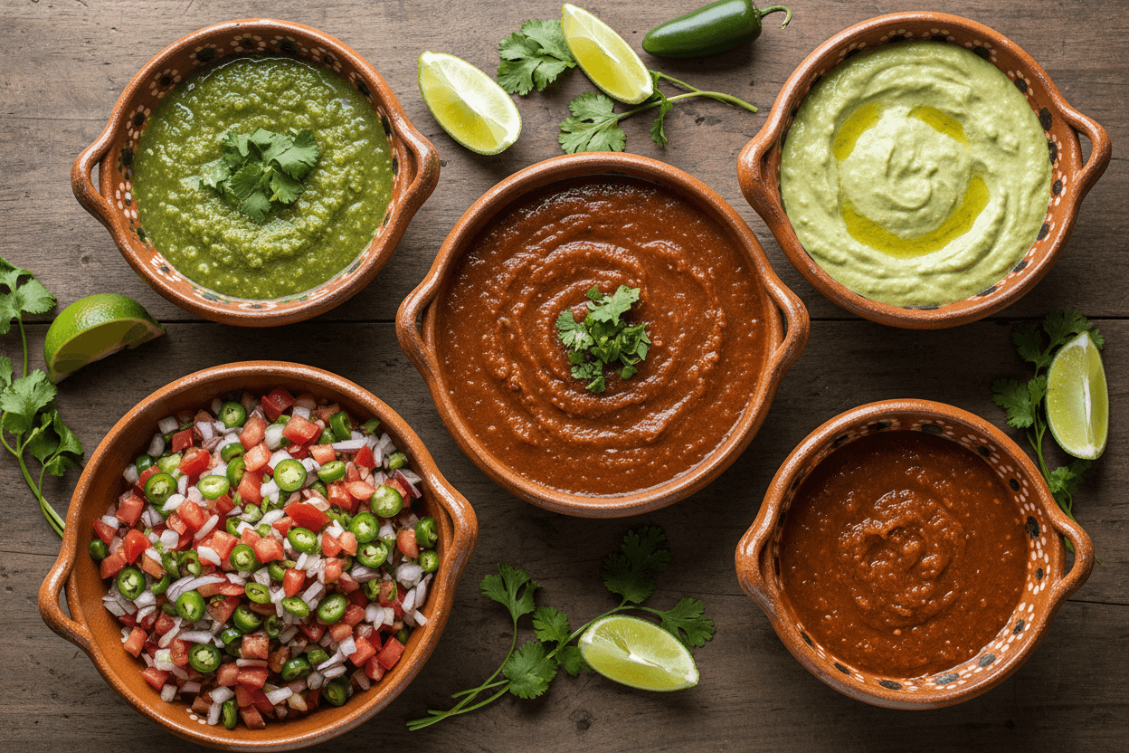 Sides and salsas for catering